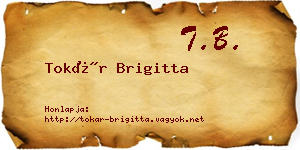 Tokár Brigitta névjegykártya